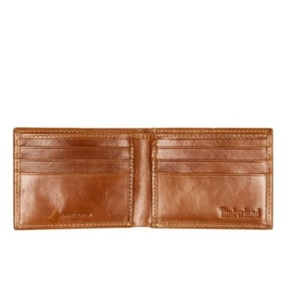 Timberland Crazy Horse Slimfold Leather ID Wallet - Picture 1 of 6